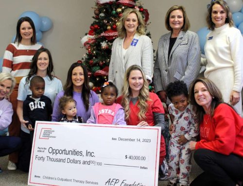 AEP Foundation Awards $40,000 Grant to Opportunities, Inc. To Expand Children’s Outpatient Therapy Services In Texarkana