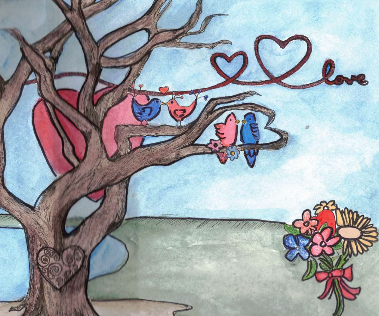 Birds and Hearts
