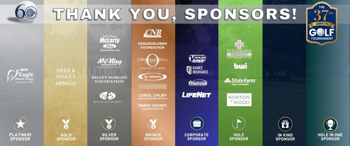 OppInc Website Event page – sponsors – Golf tournament 2026 Opportunities Inc Golf Tournament Sponsor logos