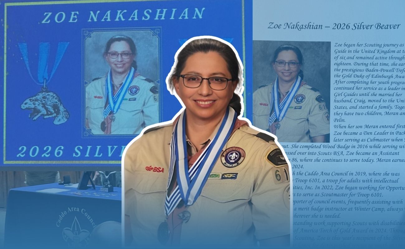 Congratulations to Zoe Nakashian, 2026 Silver Beaver Recipient