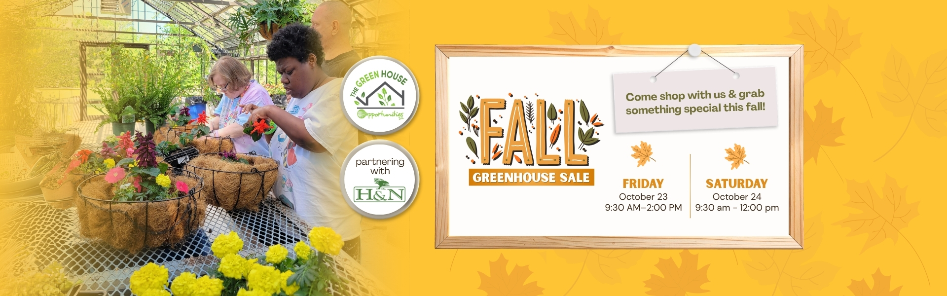 2026 Fall Greenhouse hours