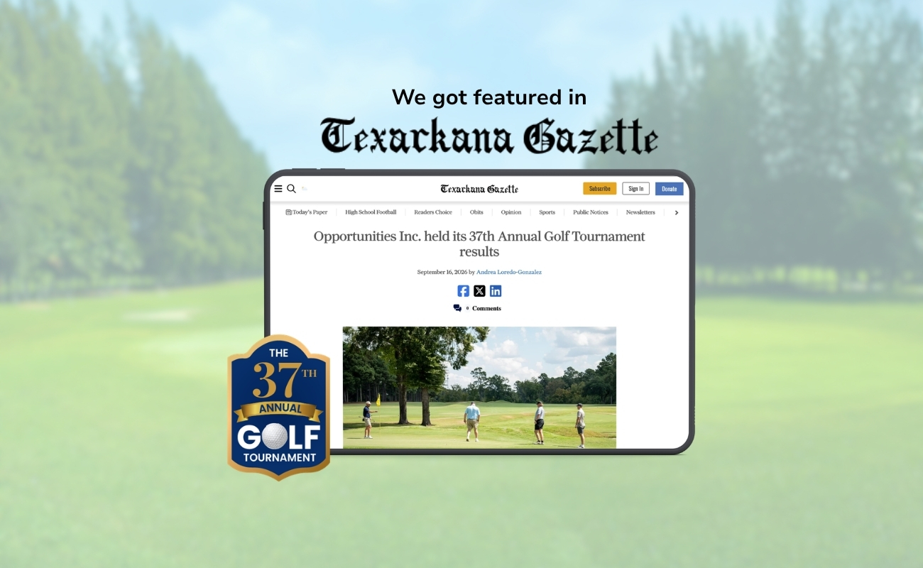 OppInc featured in Texarkana Gazette